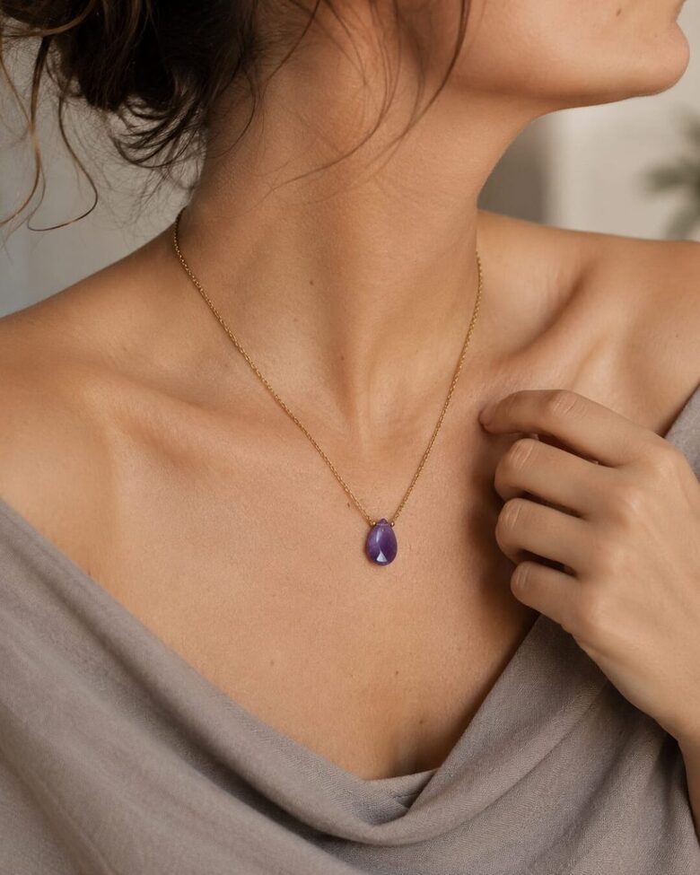 Ametista kulons "Violetais miers"