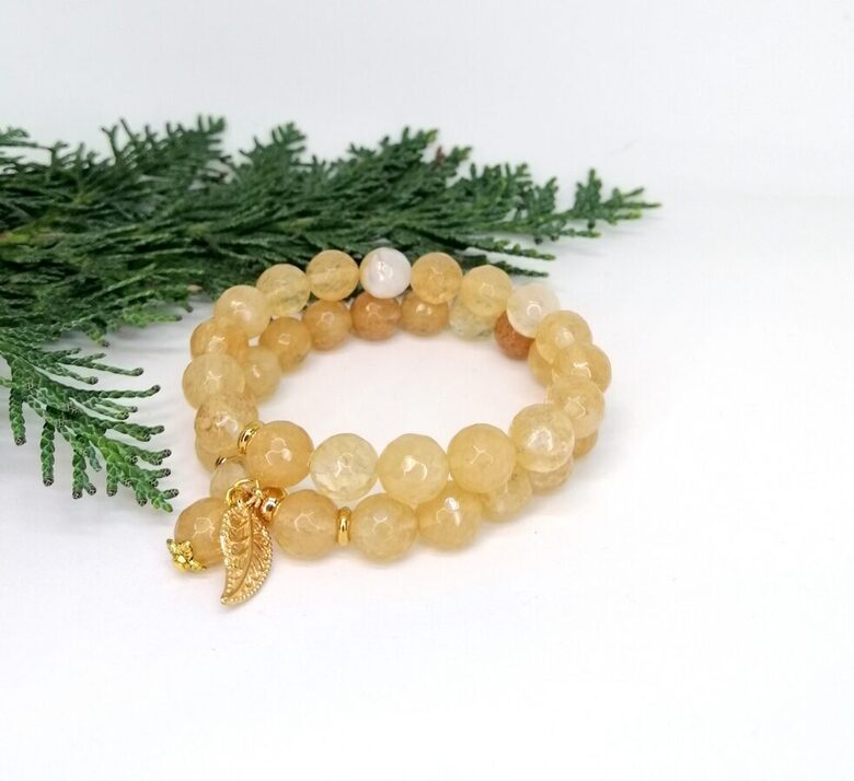 Citrīna rokassprādze Pašpārliecinātībai un labklājībai