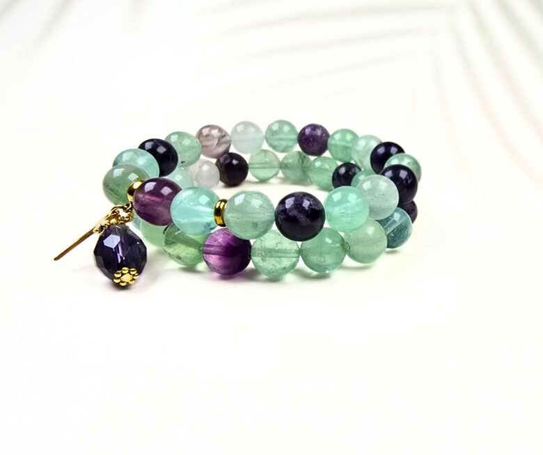 Fluorīta rokassprādze - Domu skaidrībai un emocionālam balansam