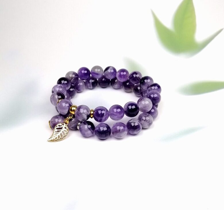 Gaišā ametista rokassprādze - mieram un intuīcijai