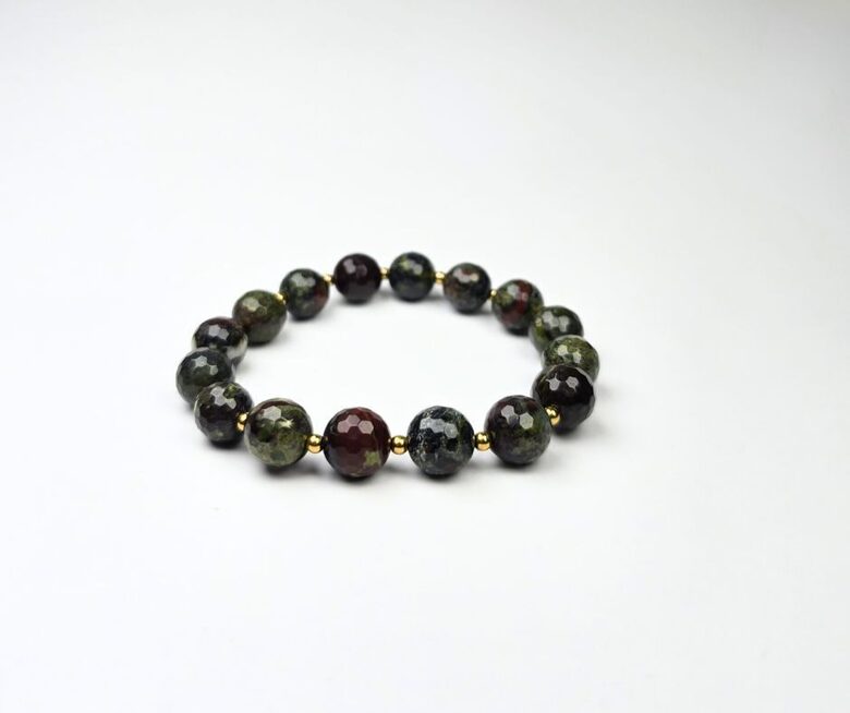 Heliotropa | asinsakmens rokassprādze - Intuīcijai un aizsardzībai