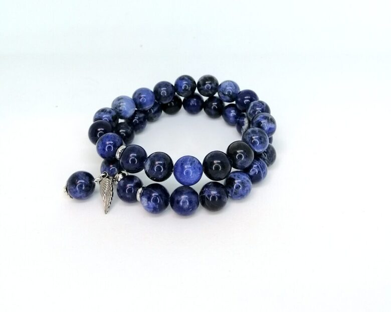 Sodalīta rokassprādze iekšējai patiesībai un līdzsvaram