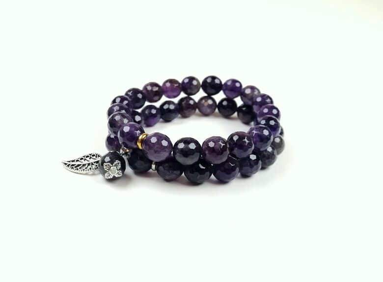 Ametista rokassprādze - Dvēseles mieram un aizsardzībai