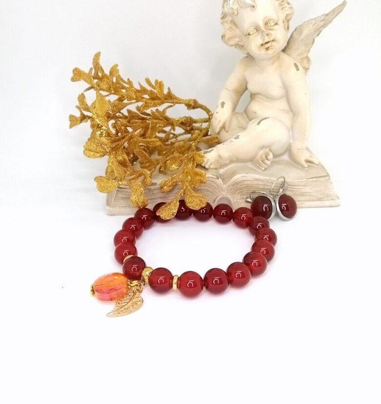 Karneola rokassprādze enerģijai un pārliecībai