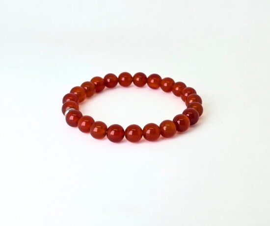 Karneola rokassprādze- dzīvībai, drosmei un pašpārliecinātībai 8mm