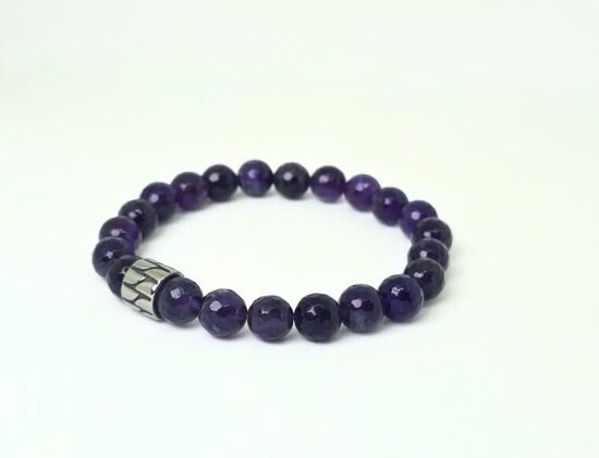 Ametista rokassprādze - Mieram un aizsardzībai