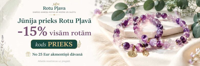 Dabīgā ametista rokassprādzes sievietei, Rotu Pļava